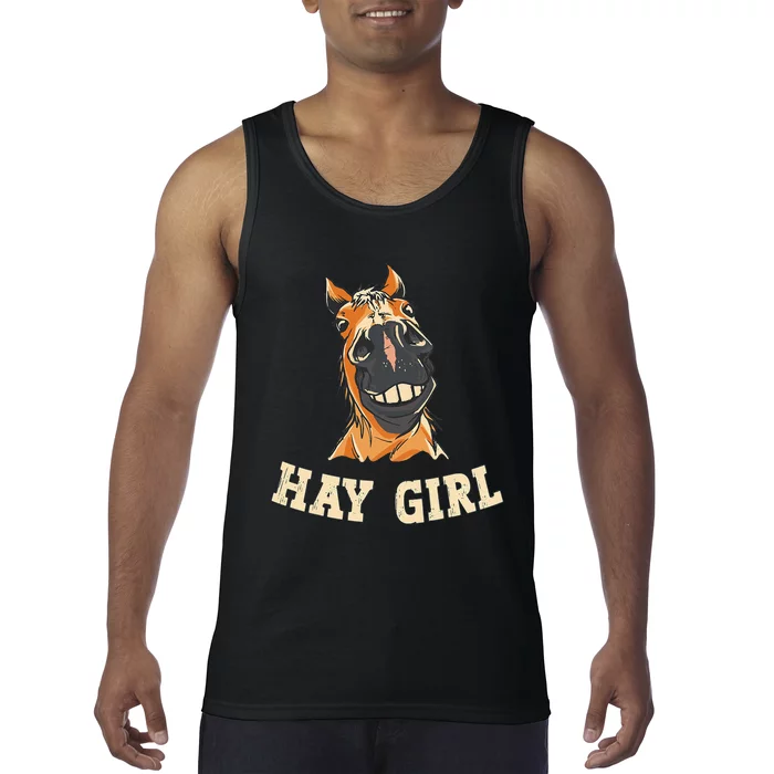 Funny Horseback Riding Equestrian Funny Horse Tank Top