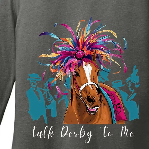 Funny Horse Racing On Derby Party 150th Ky Derby 2024 Womens CVC Long Sleeve Shirt