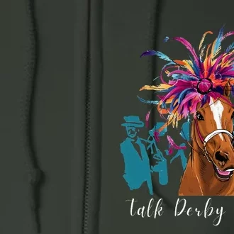 Funny Horse Racing On Derby Party 150th Ky Derby 2024 Full Zip Hoodie