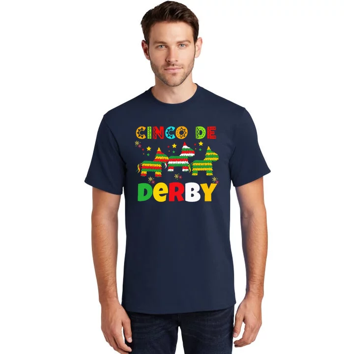 Funny Horse Racing Cinco De Derby Ky Derby De Mayo Tall T-Shirt