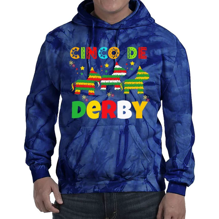 Funny Horse Racing Cinco De Derby Ky Derby De Mayo Tie Dye Hoodie