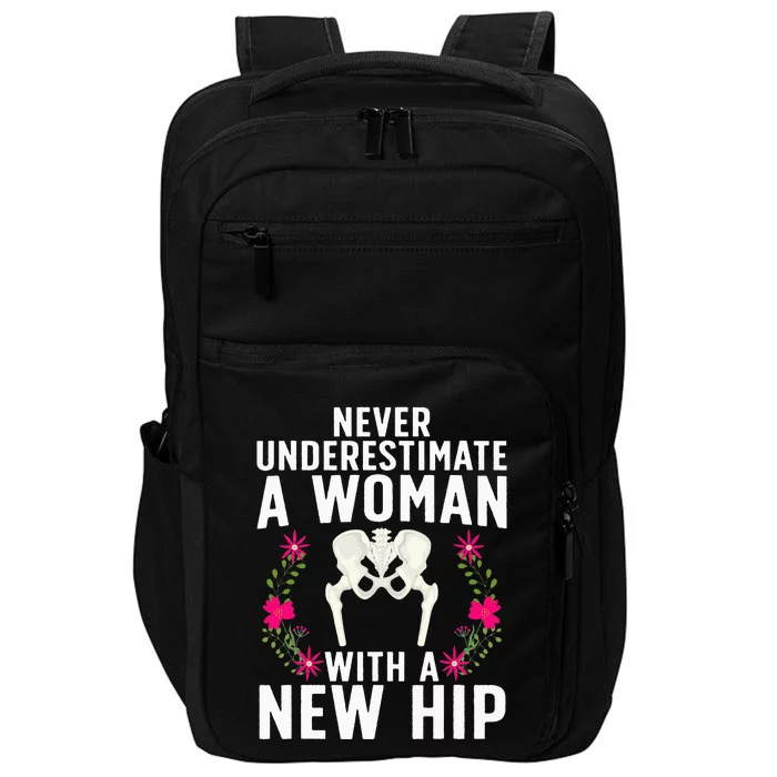 Funny Hip Replacement Art For Women Hip Surgery Lovers Impact Tech Backpack