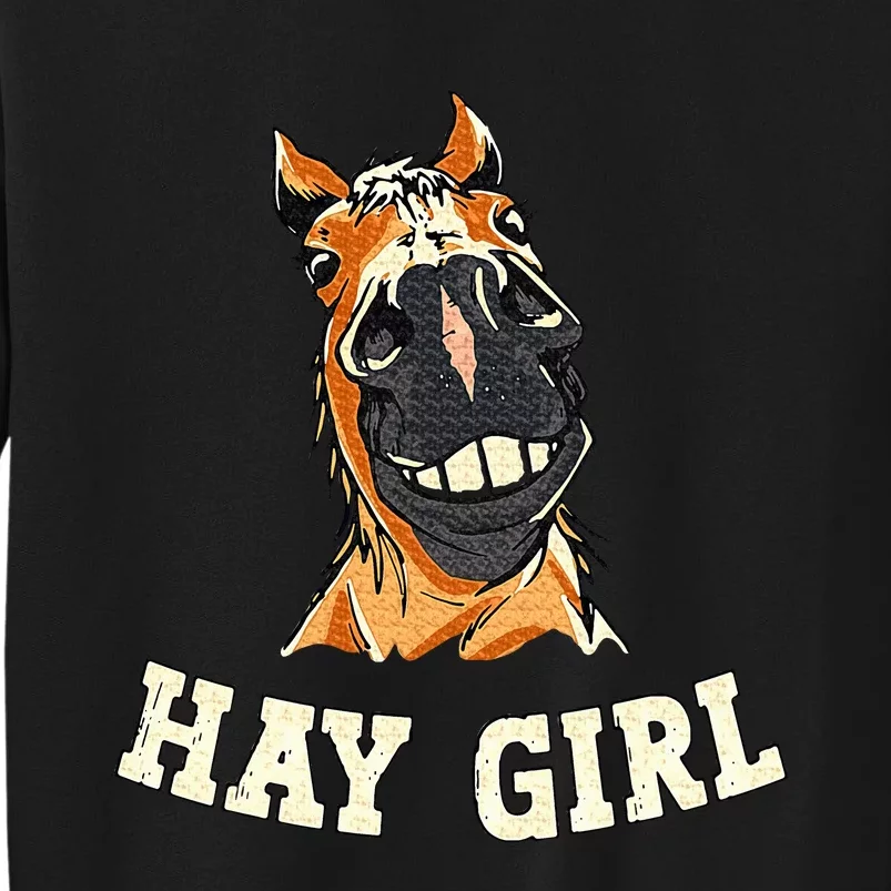 Funny Horseback Riding Equestrian Tall Sweatshirt