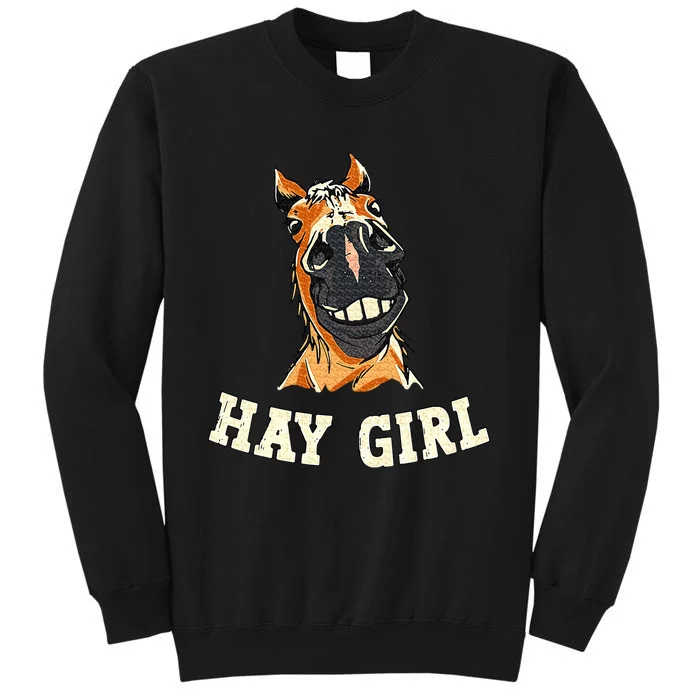 Funny Horseback Riding Equestrian Tall Sweatshirt