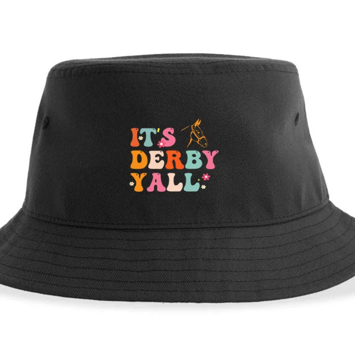 Funny Horse Racing ItS Derby Yall Sustainable Bucket Hat