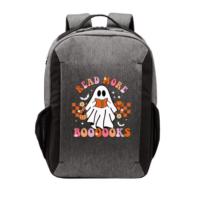 Funny Halloween Read More Books Cute Boo read a book Vector Backpack