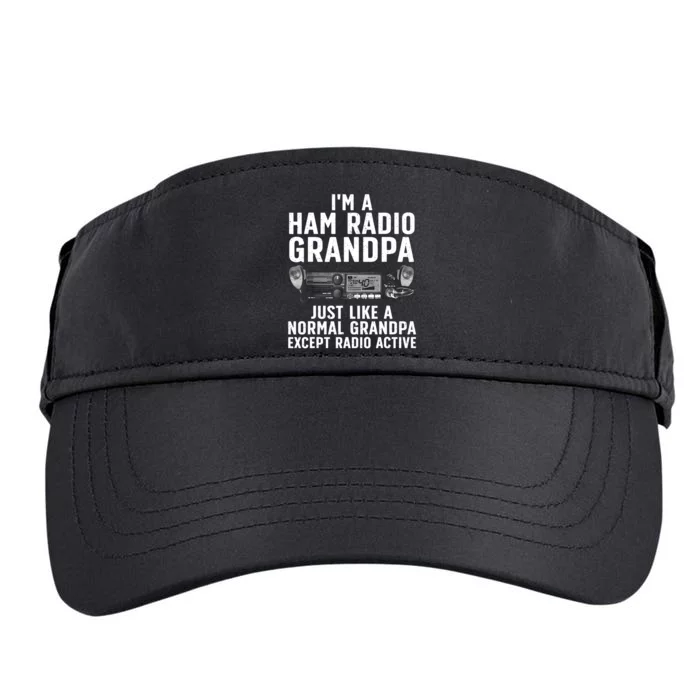 Funny Ham Radio Art For Grandpa Ham Operator Amateur Radio Adult Drive Performance Visor