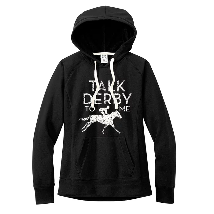 Funny Horse Racing Derby Race Owner Lover Women's Fleece Hoodie