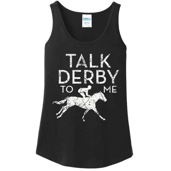 Funny Horse Racing Derby Race Owner Lover Ladies Essential Tank