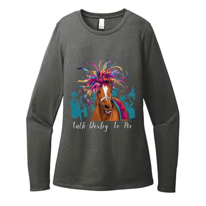 Funny Horse Racing On Derby Party 150th Ky Derby 2024 Womens CVC Long Sleeve Shirt