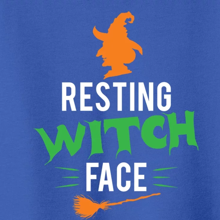 Funny Halloween Resting Witch Face Cool Gift Toddler T-Shirt