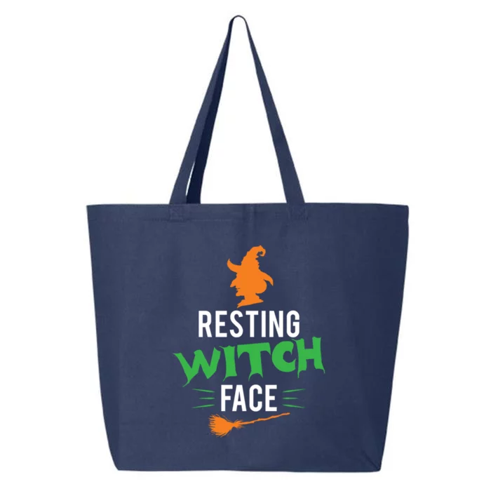 Funny Halloween Resting Witch Face Cool Gift 25L Jumbo Tote