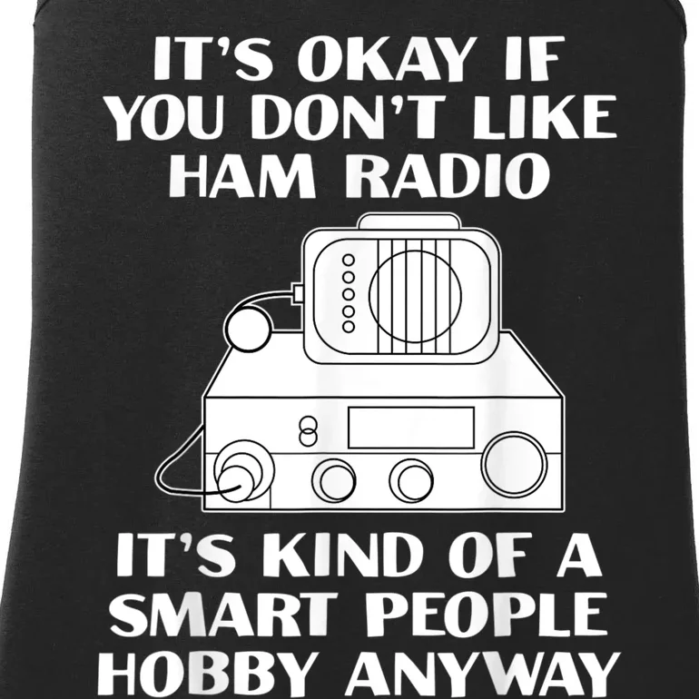 Funny Ham Radio Operator Radio Amateur Morse Hobby Code Ladies Essential Tank