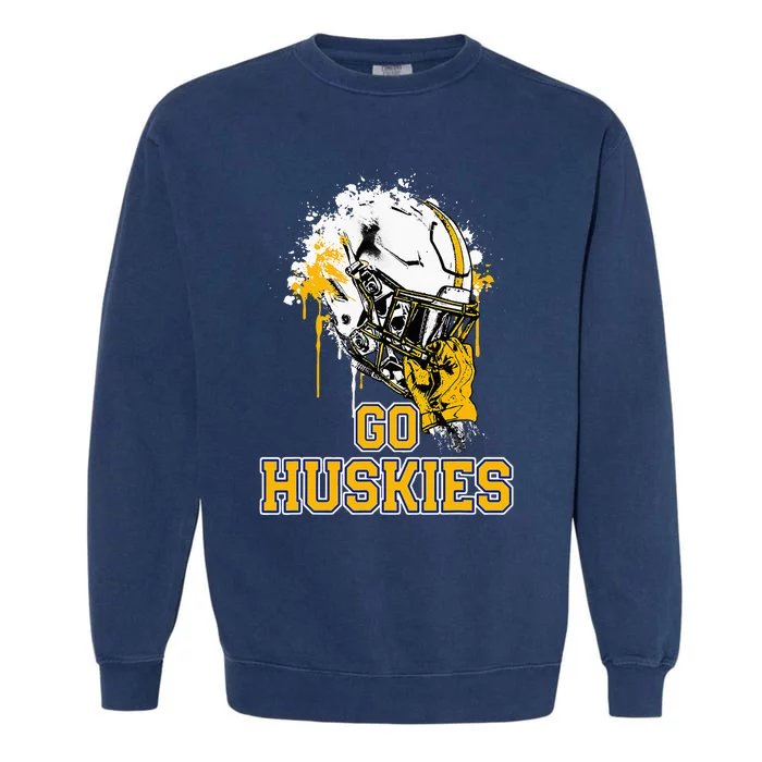 Florence Huskies Rising Helmet Go! Garment-Dyed Sweatshirt