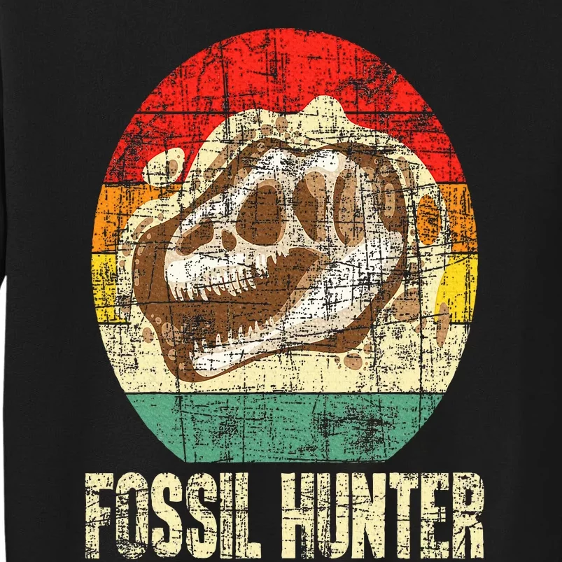 Fossil Hunter Retro Paleontologist Paleontology Sweatshirt