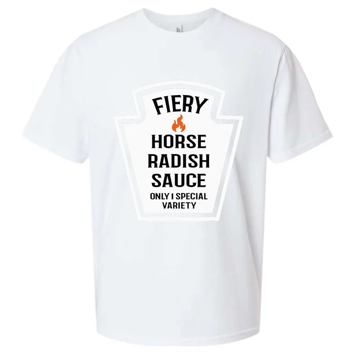 Fiery Horse Radish Sauce Group Condiment Family Matching Sueded Cloud Jersey T-Shirt