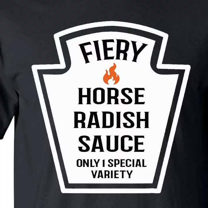 Fiery Horse Radish Sauce Group Condiment Family Matching Tall T-Shirt