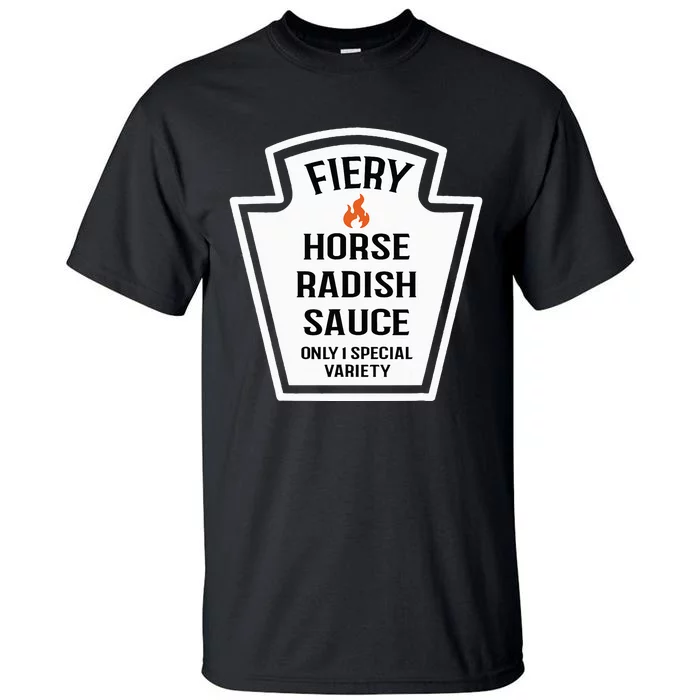 Fiery Horse Radish Sauce Group Condiment Family Matching Tall T-Shirt