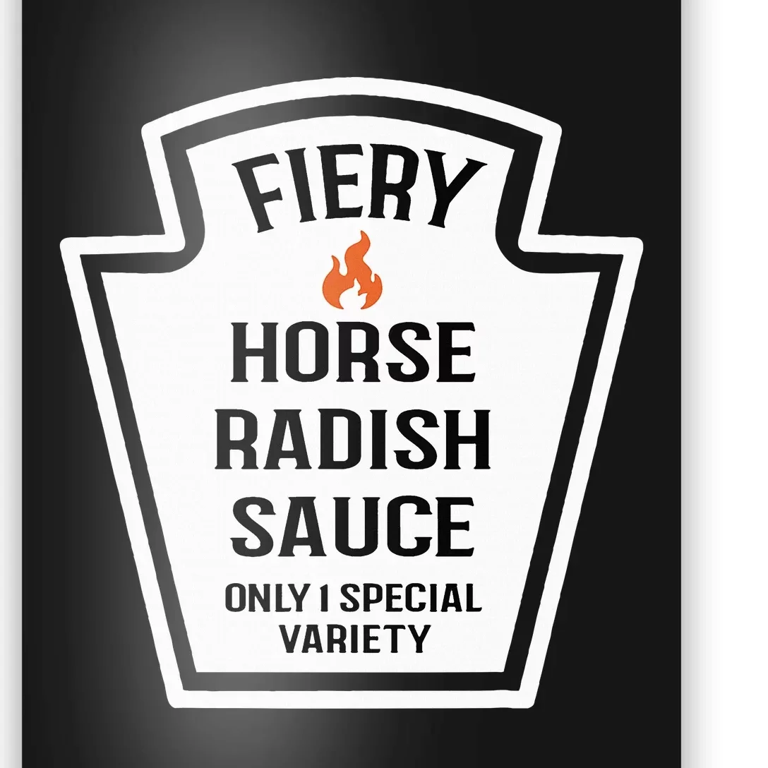 Fiery Horse Radish Sauce Group Condiment Family Matching Poster