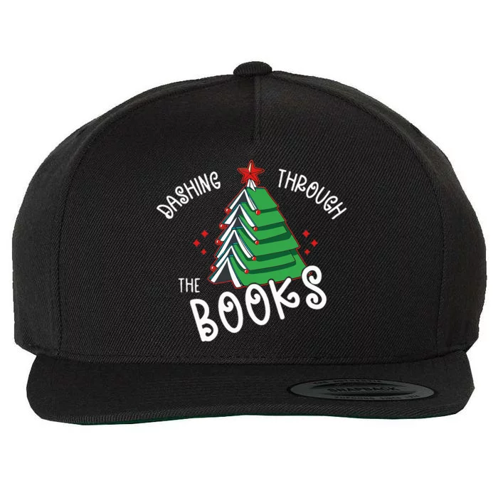 Festive Holiday Reading Decor Wool Snapback Cap