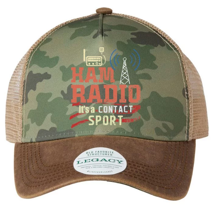 Funny Ham Radio operator Legacy Tie Dye Trucker Hat