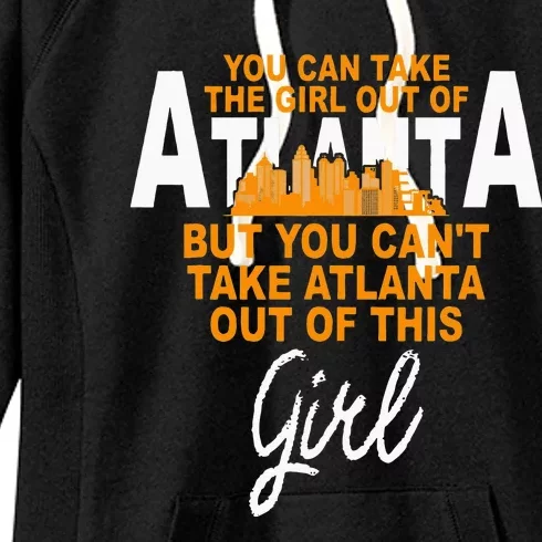 Funny Home Roots Atlanta Atlanta Girl Move From Atlanta Women's Fleece Hoodie