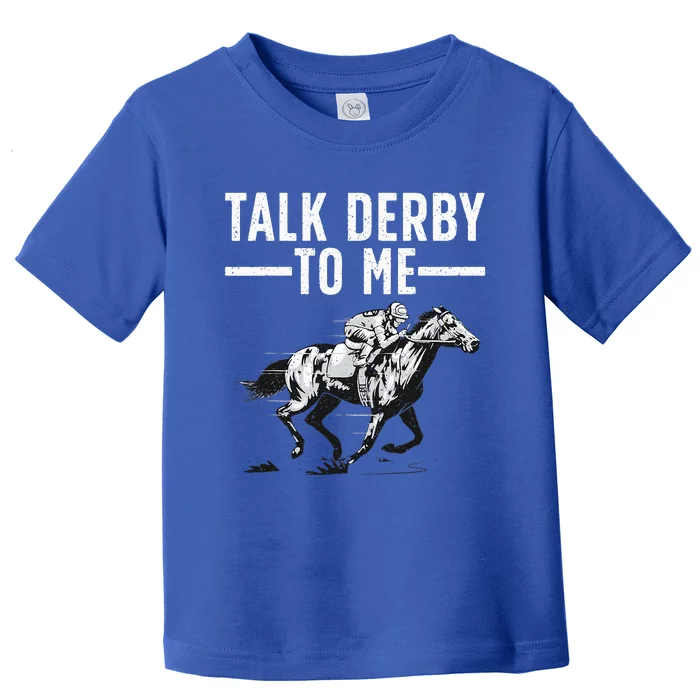 Funny Horse Racing Design Derby Horse Racing Toddler T-Shirt