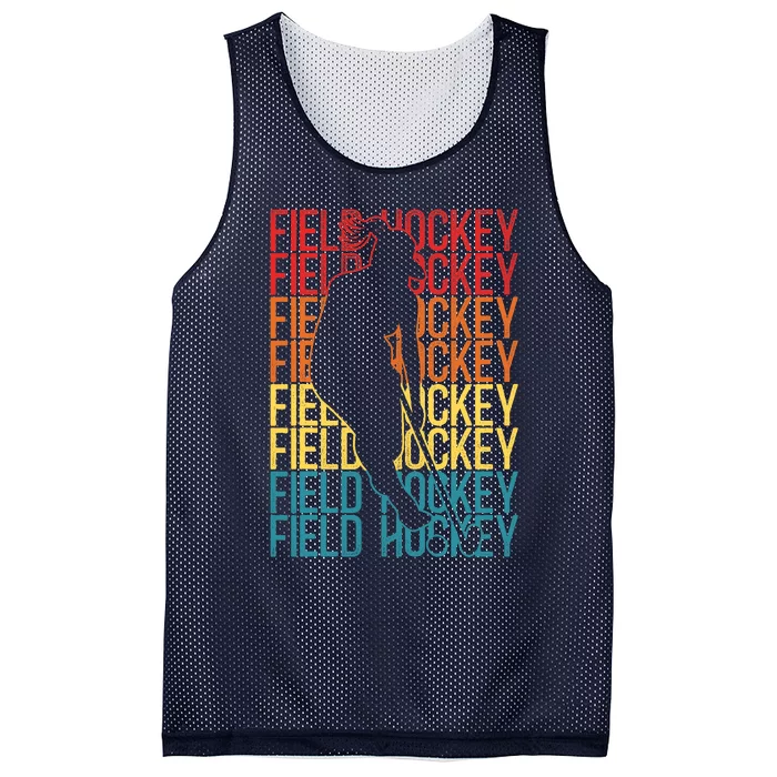 Field Hockey Retro Vintage Field Hockey Mesh Reversible Basketball Jersey Tank