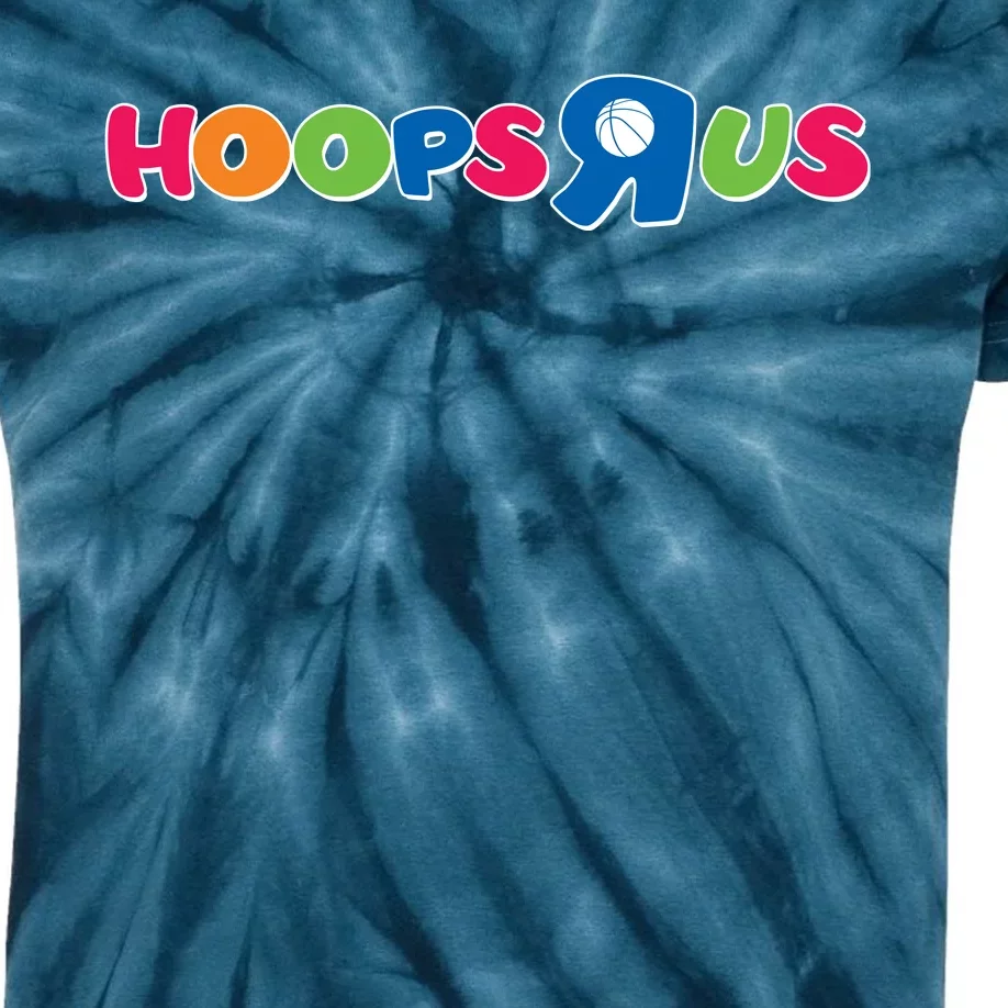 Funny Hoops R Us Basketball Fan Kids Tie-Dye T-Shirt