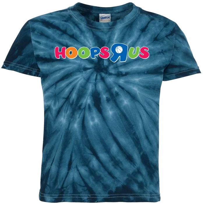 Funny Hoops R Us Basketball Fan Kids Tie-Dye T-Shirt