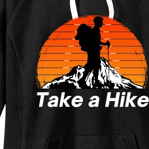 Funny Hiking, Social Distancing, Spend Time Hiking, Nature, Hike, Camping, Outsi Women's Fleece Hoodie