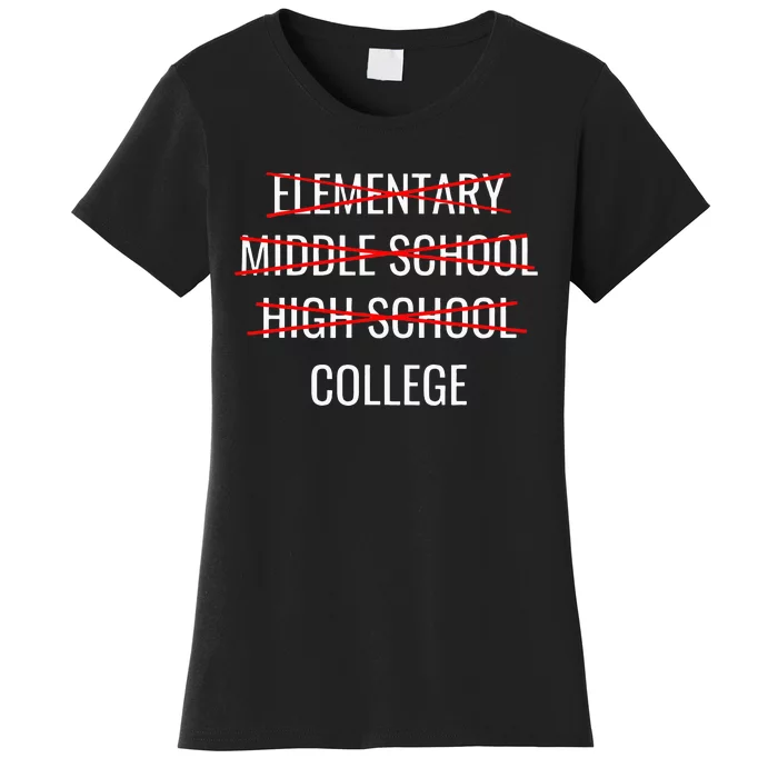 Funny High School Graduation College Bound Student Graduate Women's T-Shirt