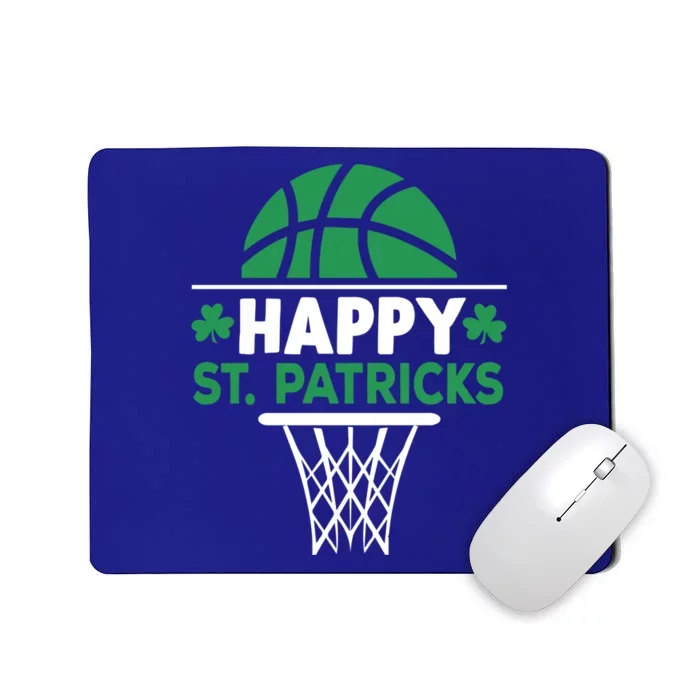 Funny Happy St Patricks Day Shamrock Basketball Meaningful Gift Mousepad