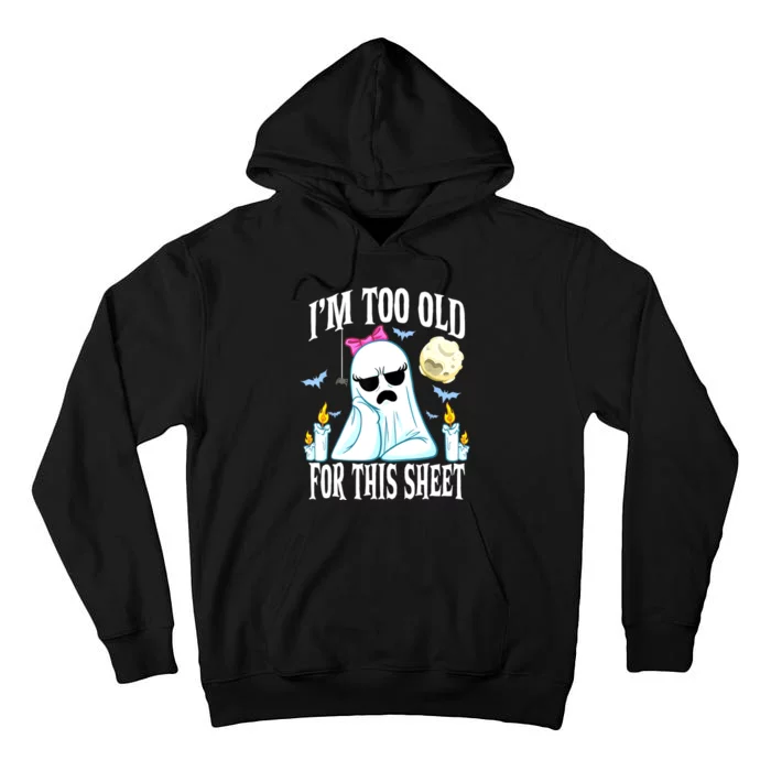 Funny Halloween Shirts For Ghost Face Costume Adult Tall Hoodie