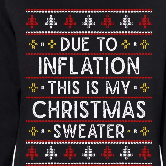 Festive Holiday Sweater Beat Inflation with Style Womens California Wash Sweatshirt