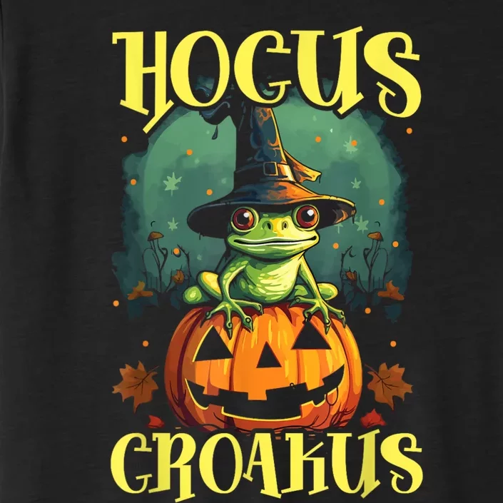 Frog Halloween Scary Toad Trick Or Treat Spooky Amphibian ChromaSoft Performance T-Shirt