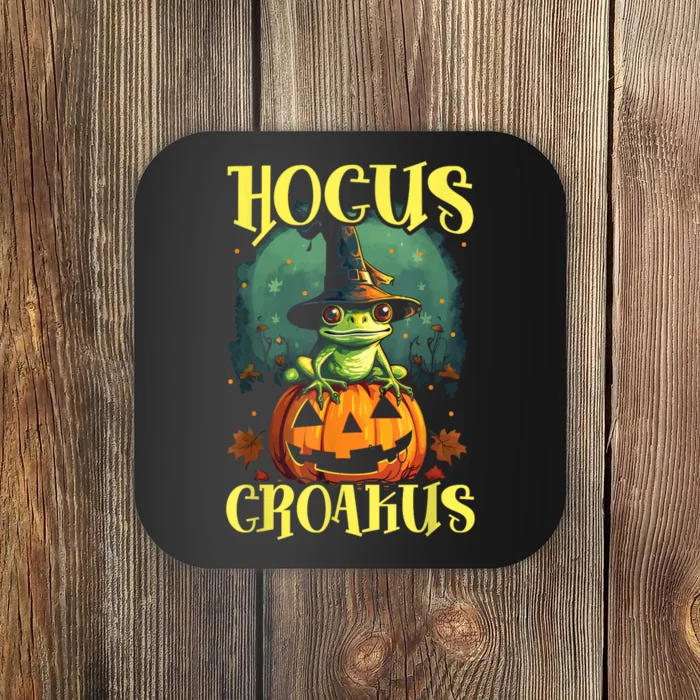 Frog Halloween Scary Toad Trick Or Treat Spooky Amphibian Coaster