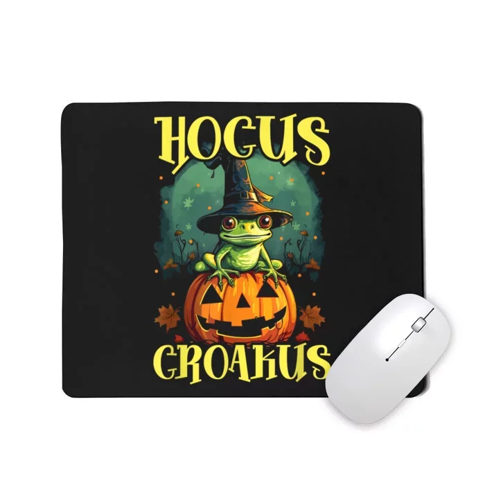 Frog Halloween Scary Toad Trick Or Treat Spooky Amphibian Mousepad