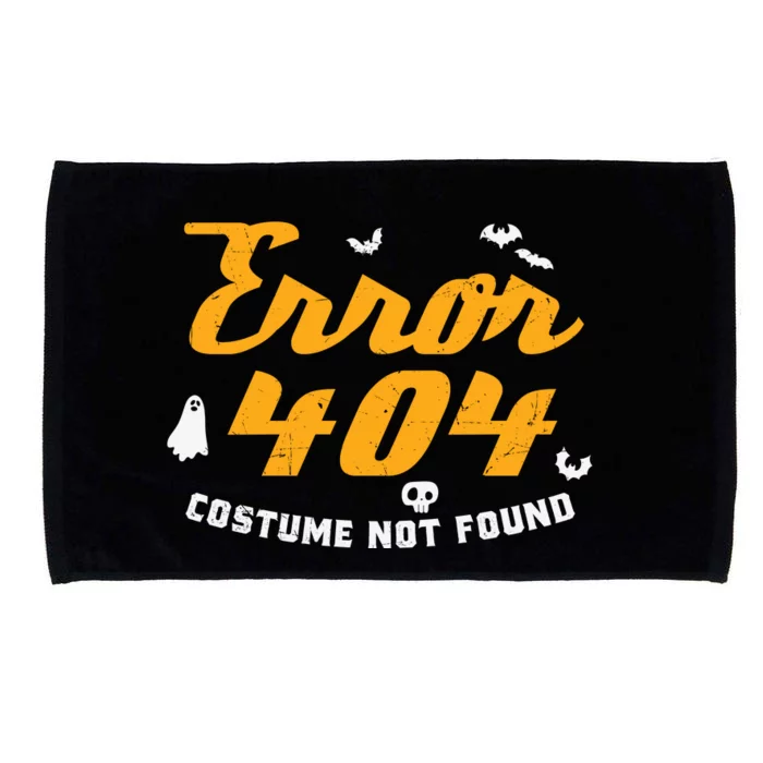 Funny Halloween Shirts, Error 404 Costume Not Found Microfiber Hand Towel