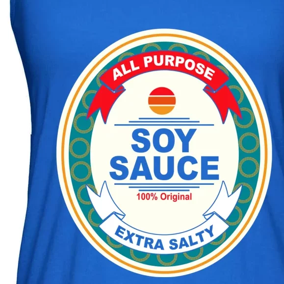 Funny Halloween Soy Sauce Funny Halloween Costume Women Ladies Essential Flowy Tank