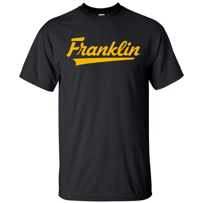 Franklin High School Vintage Swoosh Tall T-Shirt