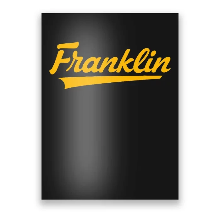 Franklin High School Vintage Swoosh Poster