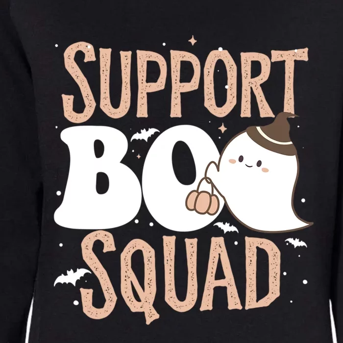 Funny Halloween School Support Boo Squad Costume Teacher Cute Gift Womens California Wash Sweatshirt