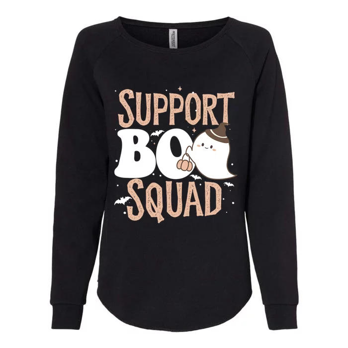 Funny Halloween School Support Boo Squad Costume Teacher Cute Gift Womens California Wash Sweatshirt