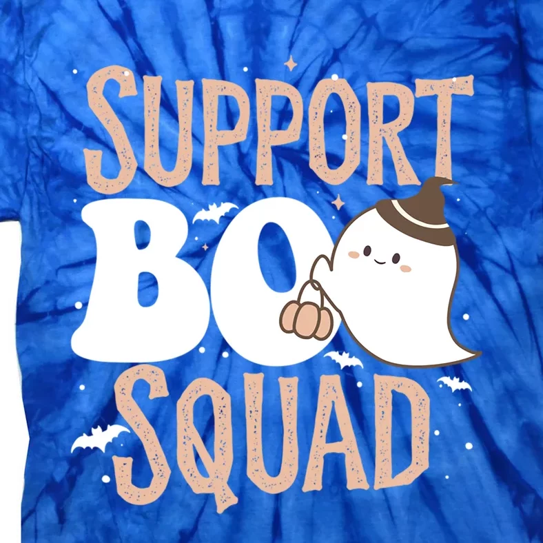 Funny Halloween School Support Boo Squad Costume Teacher Cute Gift Tie-Dye T-Shirt