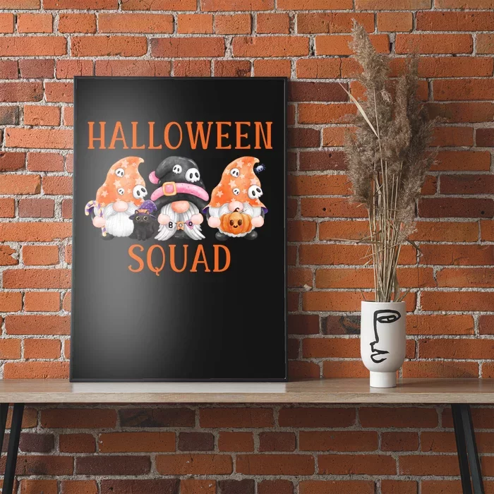 Funny Halloween Squad Funny Halloween Gnomes Gnomes Halloween Spooky Season Poster