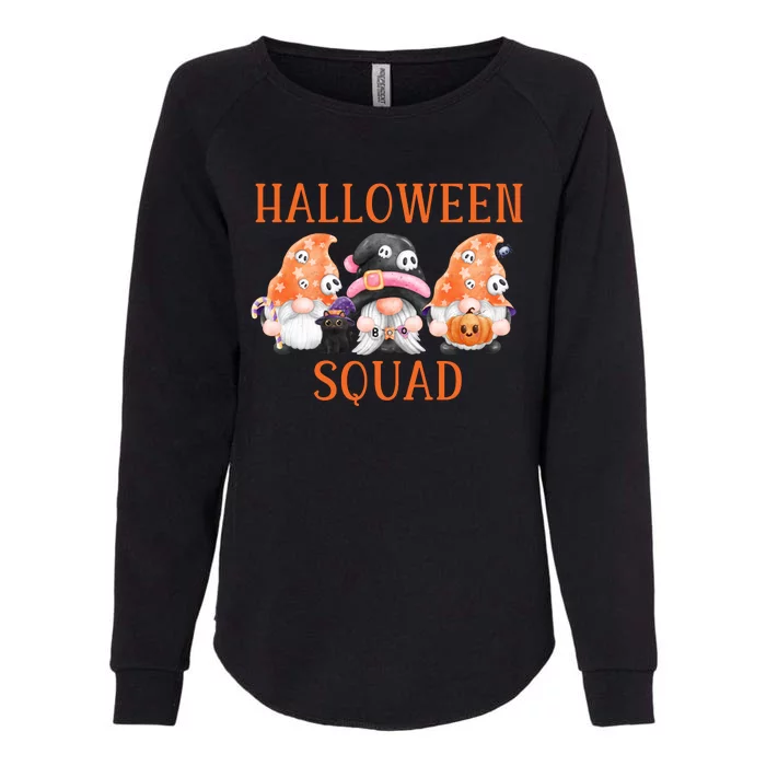 Funny Halloween Squad Funny Halloween Gnomes Gnomes Halloween Spooky Season Womens California Wash Sweatshirt