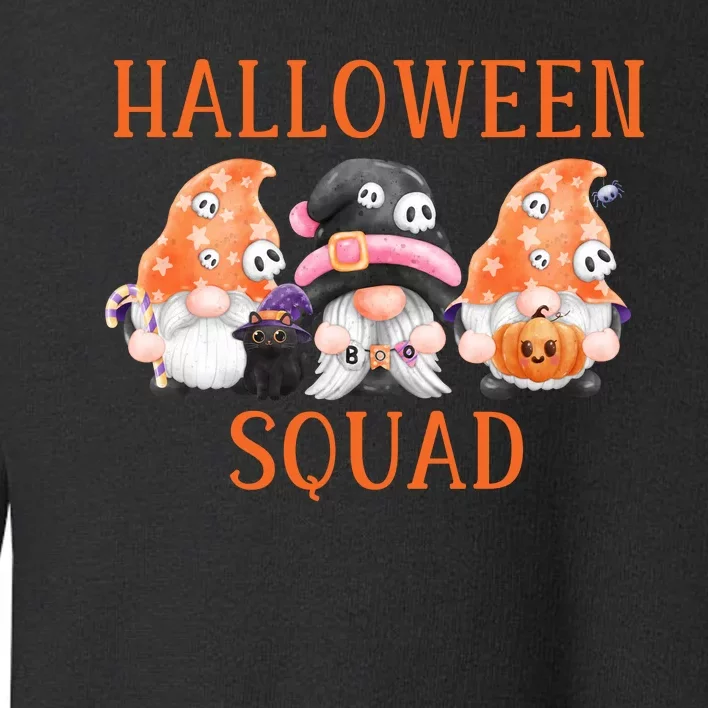 Funny Halloween Squad Funny Halloween Gnomes Gnomes Halloween Spooky Season Toddler Sweatshirt