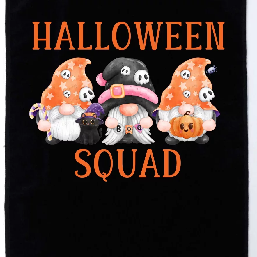 Funny Halloween Squad Funny Halloween Gnomes Gnomes Halloween Spooky Season Platinum Collection Golf Towel