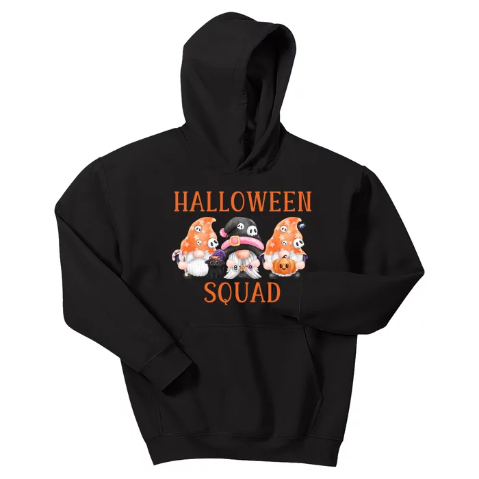 Funny Halloween Squad Funny Halloween Gnomes Gnomes Halloween Spooky Season Kids Hoodie